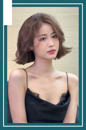 Short Hair Perm in District 7, Beautiful, Youthful, Korean Standard at Traky Hair Salon